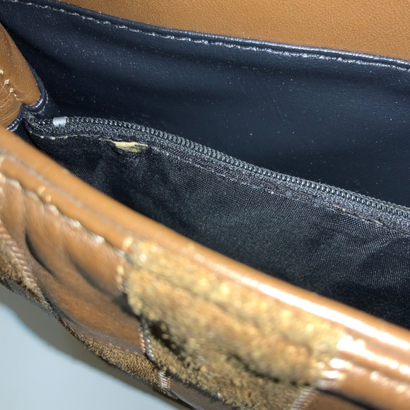 Vintage Judi Simon USA Leather & Suede Patchwork Handbag - Picture 16 of 16